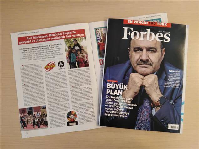 Monticola, Forbes Dergisinde!<br> 